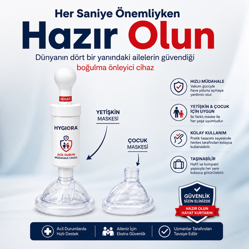 Hygiora® Acil Durum Vakumlu Müdahale Cihazı