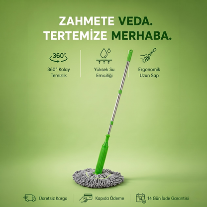 Hygiora 360° Profesyonel Mikrofiber Mop